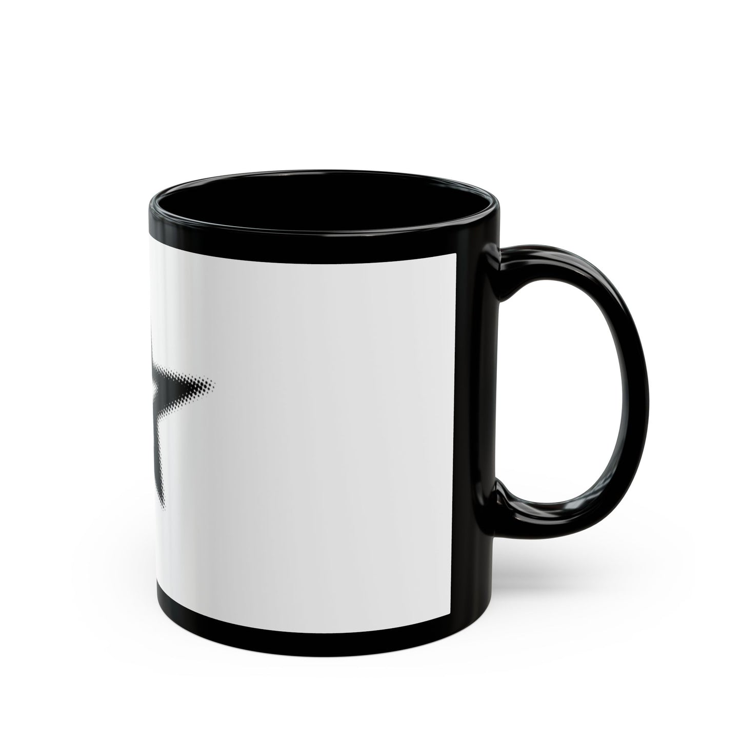 'Blah Blah Blah' Black Mug