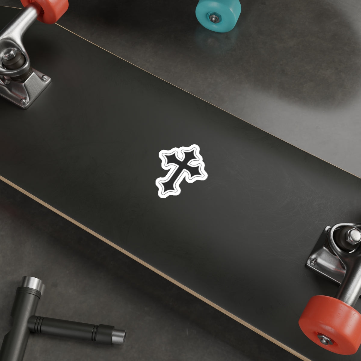 Cross Sticker